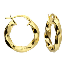 Load image into Gallery viewer, Gold Vermeil Chunky Hoop
