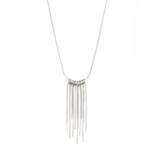Load image into Gallery viewer, Sterling Silver Tassel Necklace