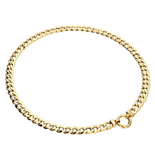 Load image into Gallery viewer, Thick Curb Gold Vermeil Necklace