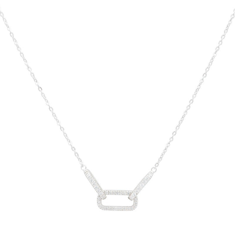 Three Rectangle Sterling silver Necklace