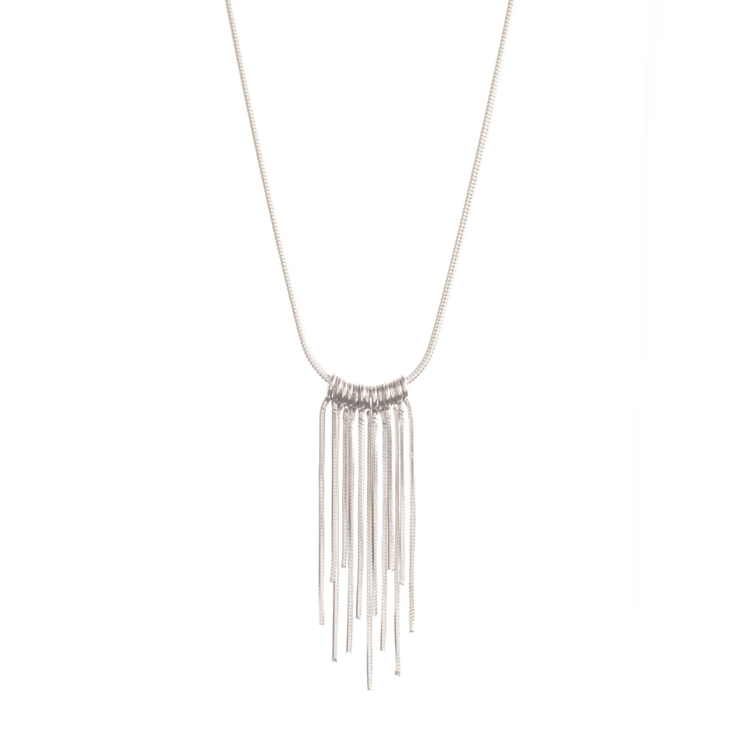 Sterling Silver Tassel Necklace