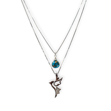 Load image into Gallery viewer, Multiway Turquoise and Dove Necklace
