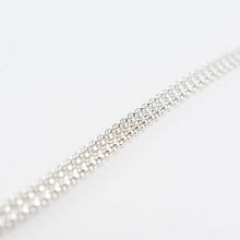 Load image into Gallery viewer, Sterling Silver Entwined Knot on Double Chain Necklace
