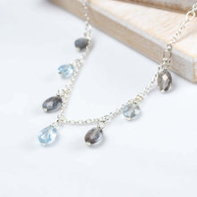 Load image into Gallery viewer, Moss Aquamarine Necklace
