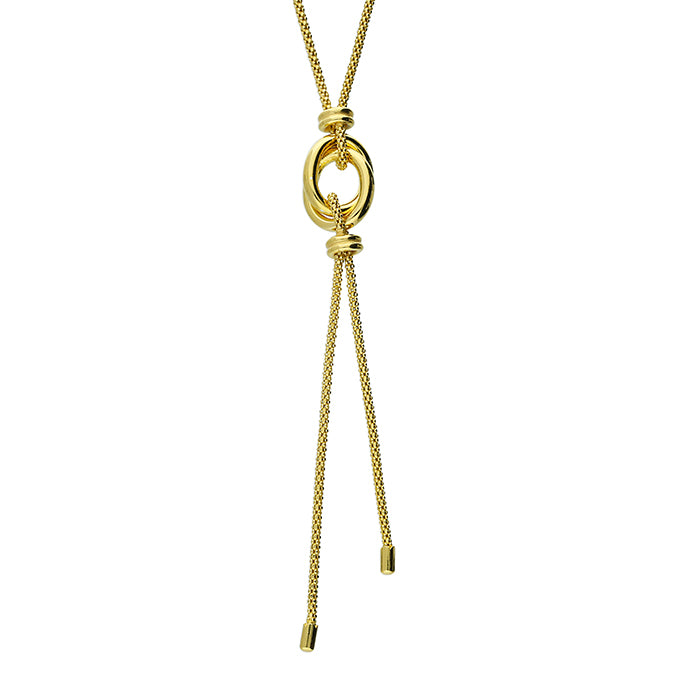 Gold Vermeil Entwined Knot Necklace