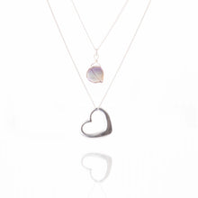 Load image into Gallery viewer, Multiway Hanging Heart and Heart Carved Ametrine
